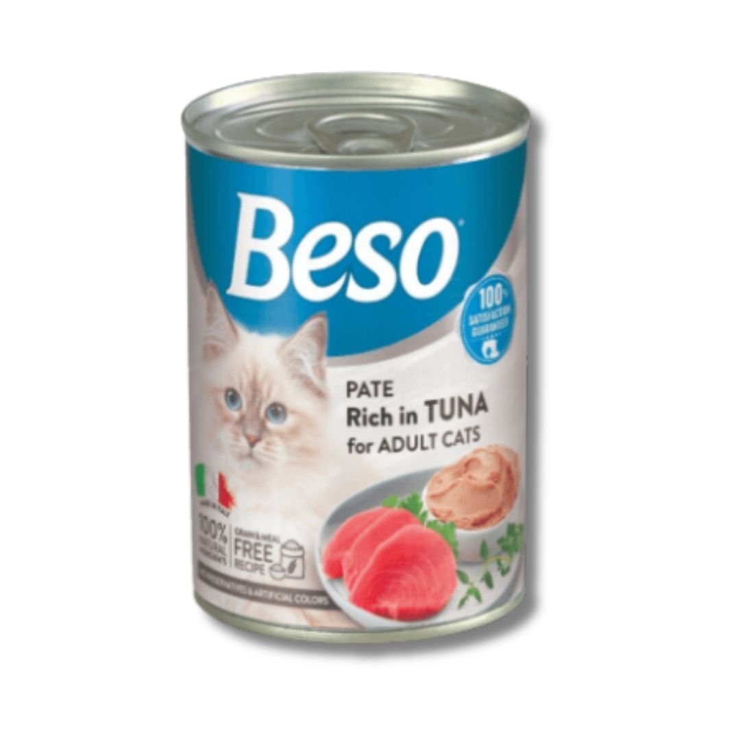 Beso Pate Rich in Tuna Adult Cat Food 400g 1 Beso Pate Rich in Tuna for Adult Cats 400g can